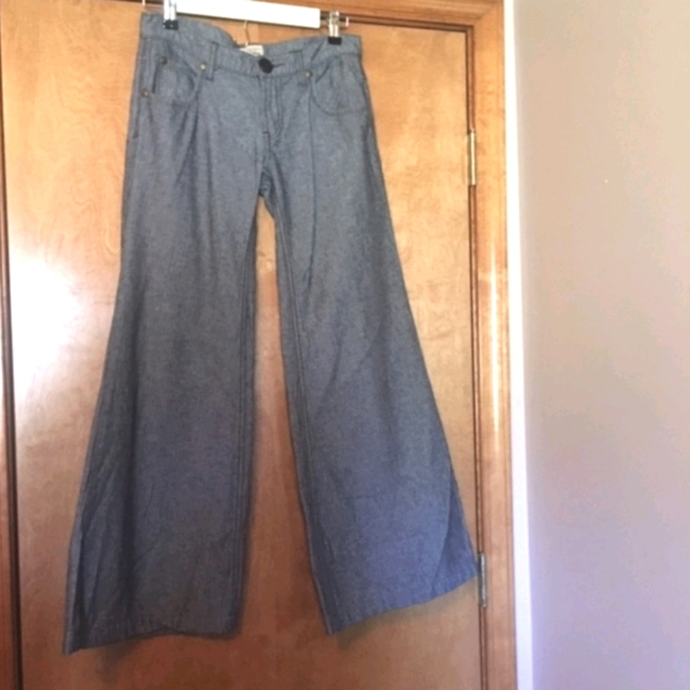 { FREE PEOPLE } wide leg bell bottom flared pants